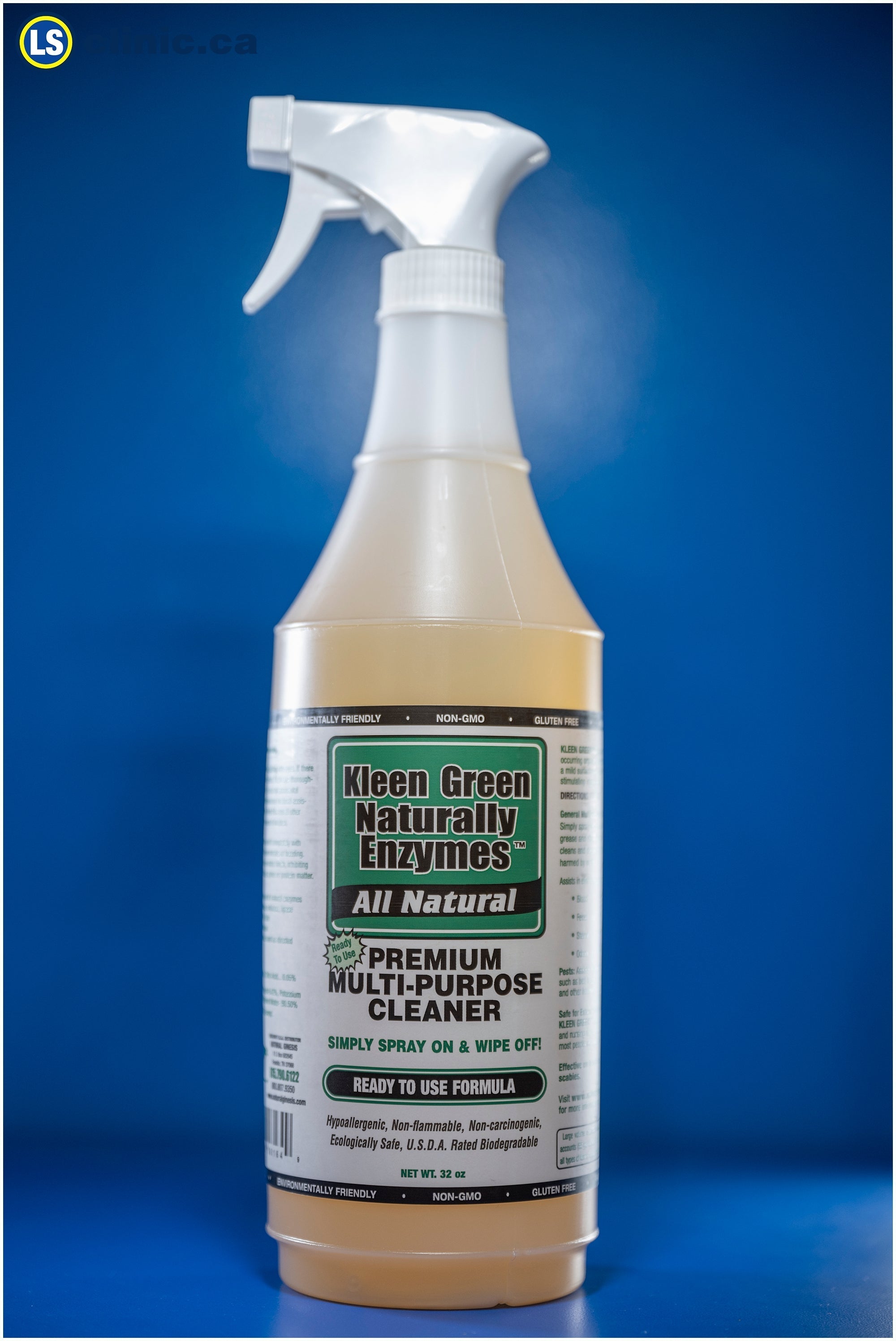 Kleen Green Naturally Cleanser - Premix - 32oz