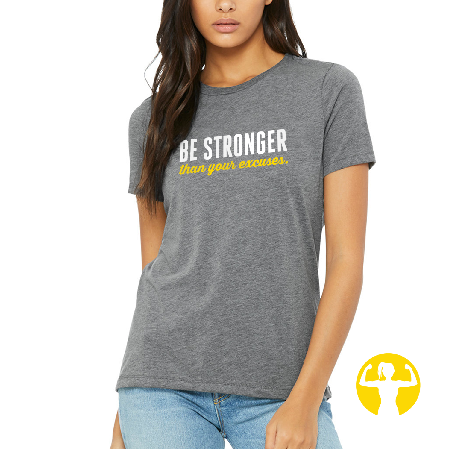 Be Stronger Than Your Excuses, Relaxed Triblend T-Shirt