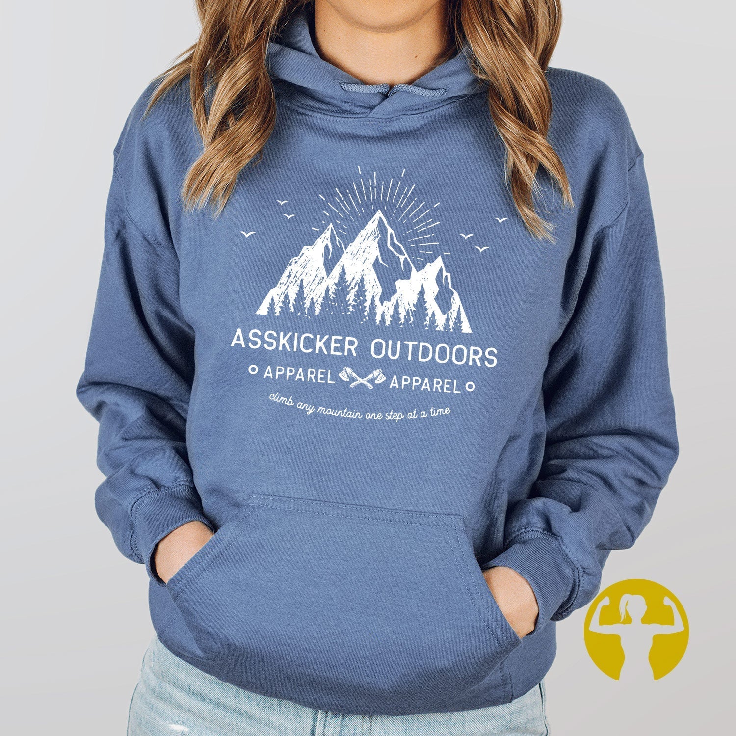 Climb Any Mountain One Step at a Time Hoodie (XS-5X)