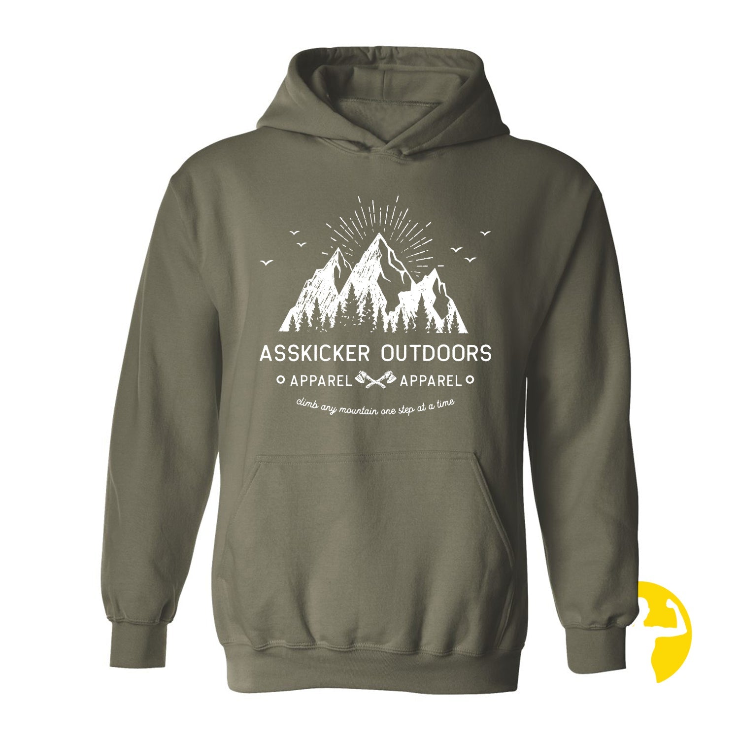 Climb Any Mountain One Step at a Time Hoodie (XS-5X)