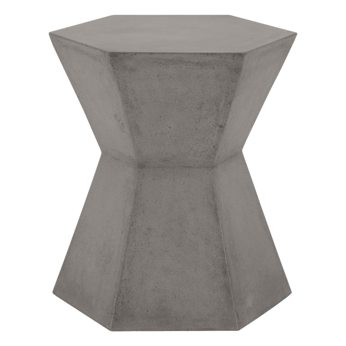 Bento Slate Gray Concrete Accent Table