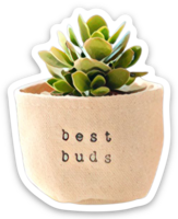 Best Buds 2" Sticker