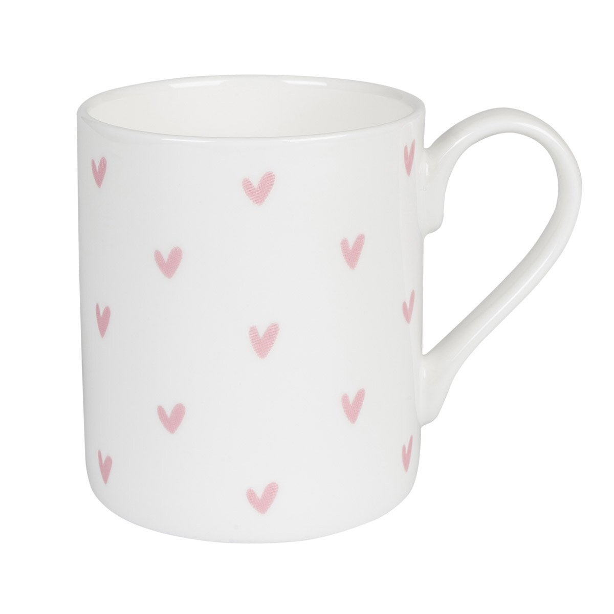 Hearts Large Mug - Pink