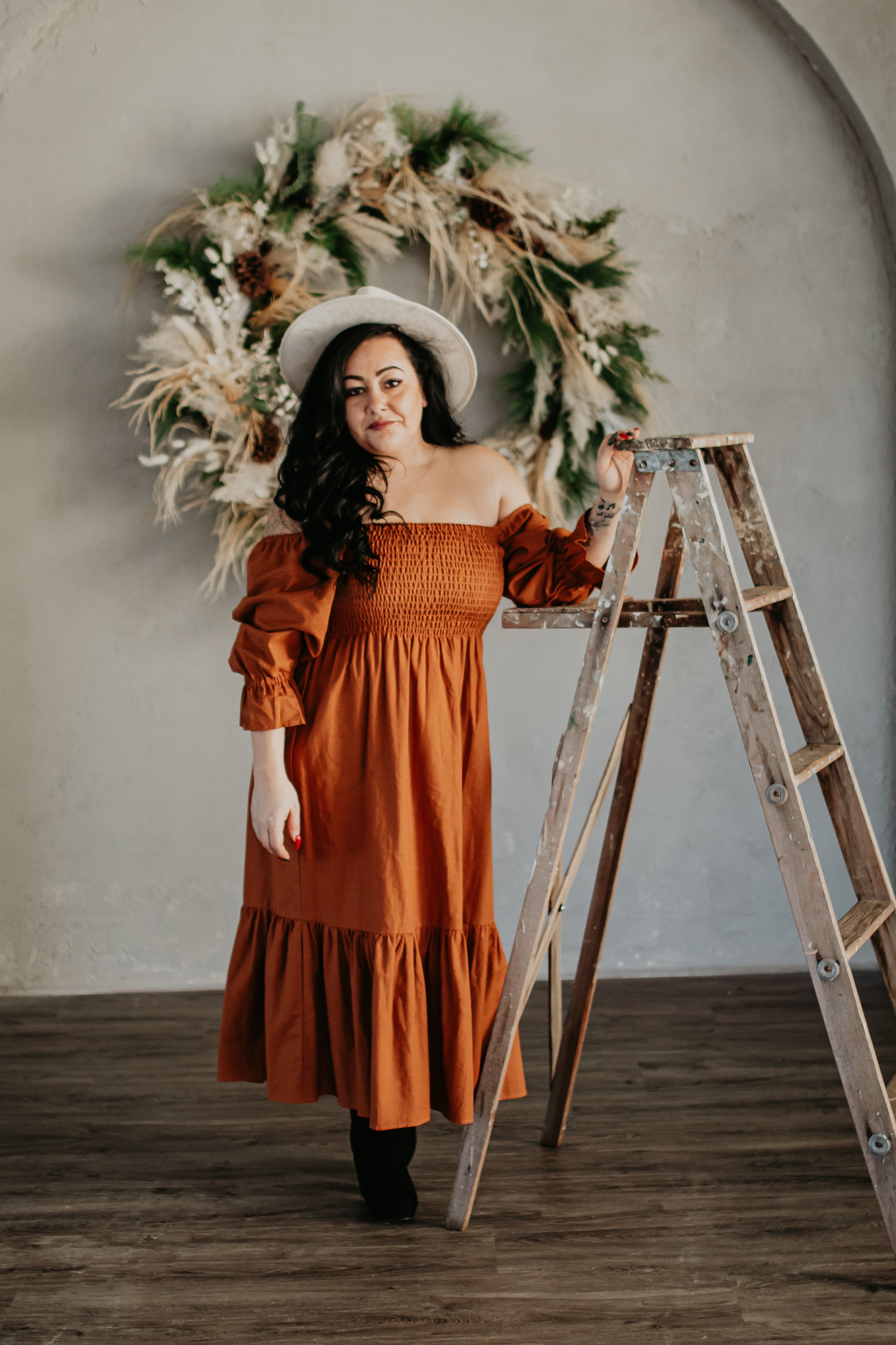 The Mackenzie - Handmade Organic Linen Midi Dress (2 Colours)
