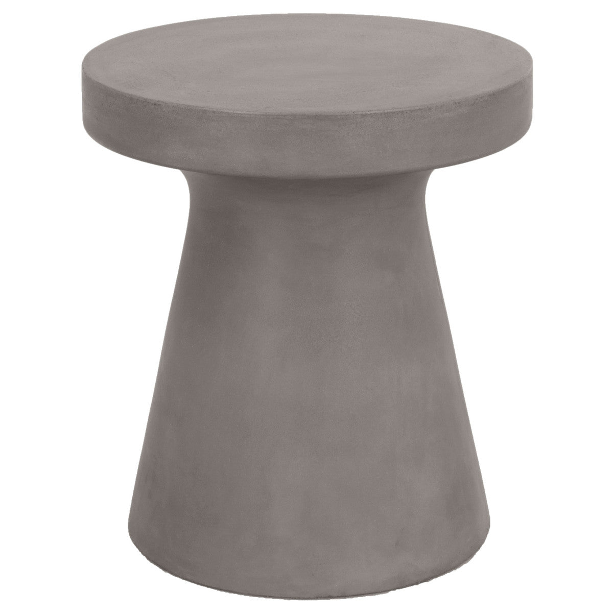 Tack Slate Gray Concrete Accent Table