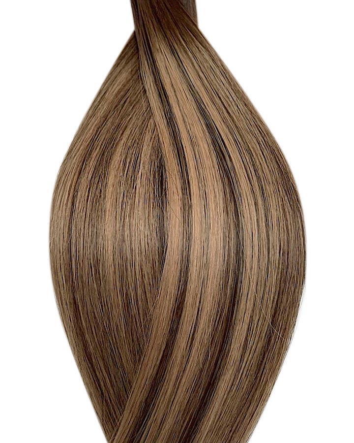 Hazelnut Latte Nano Ring Hair Extensions #T2P2/14