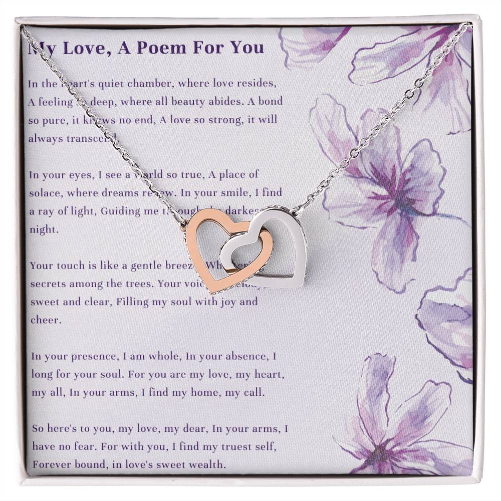 Love Poem Necklace for her