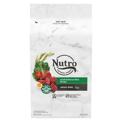 NUTRO Natural Choice Adult Dog Lamb & Brown Rice 5LB