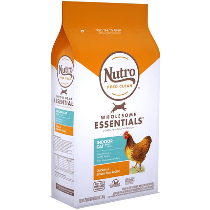 NUTRO Cat Indoor Adult Ckn & Brown Rice 3LB