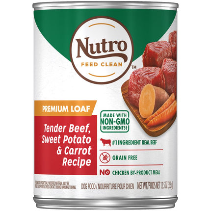 NUTRO Adult Dog Premium Loaf Beef Recipe 12 / 12.5 oz