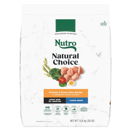 NUTRO Natural Choice Large Breed Adult Dog Chicken, Rice & Sweet Potato 30LB