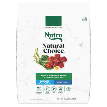 NUTRO Natural Choice Large Breed Puppy Lamb & Rice 30LB
