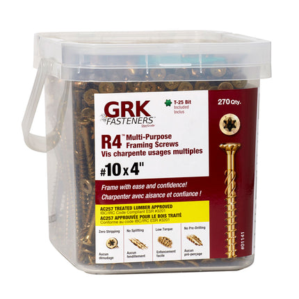 10 X 4" R4 GRK Screw (Qty: 270)