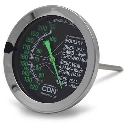 CDN Ovenproof Meat Thermometer- Glow in Dark