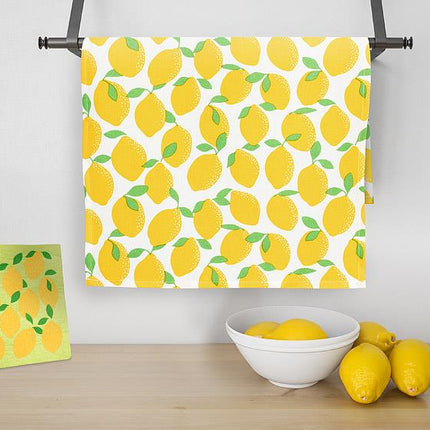 Lemons Dishcloth & Kitchen Towel Set