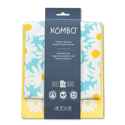 Daisies Dishcloth & Kitchen Towel Set
