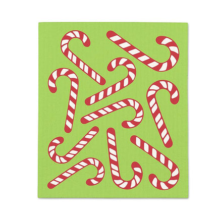Candy Cane Dish & Towel Set