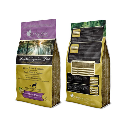 Canadian Naturals Dog Limited Ingredient Diet Venison & Sweet Potato 25LB