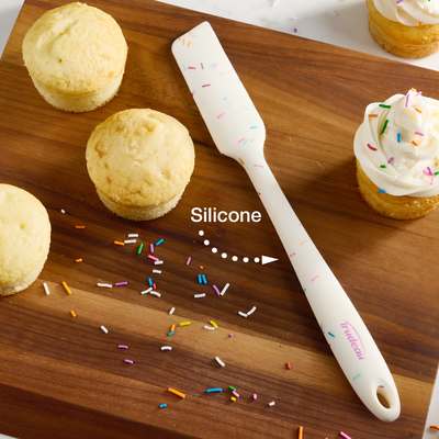 Trudeau Silicone Jar Spatula Confetti 11"