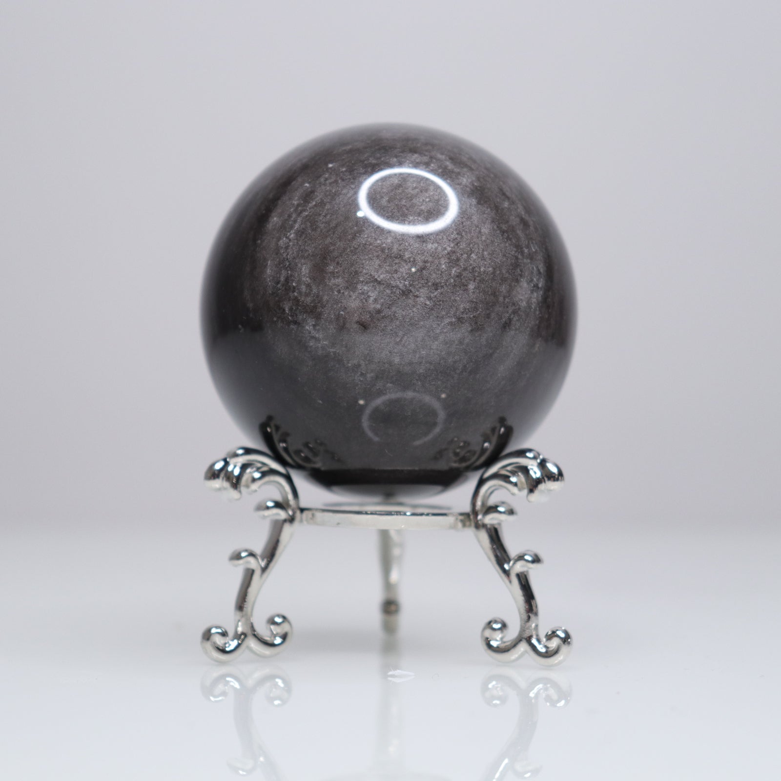Silver Sheen Obsidian Sphere | 1