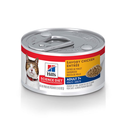 Hill's Science Diet Senior 7+ Cat Chicken Entrée 24 / 2.9oz