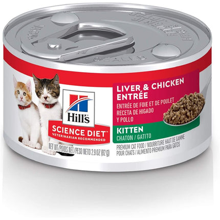 Hill's Science Diet Kitten Liver & Chicken Entrée 24 / 2.9oz