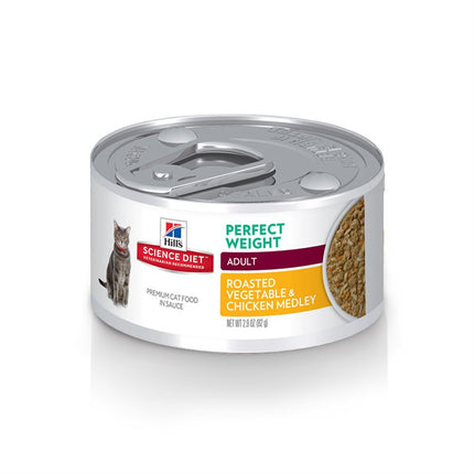 Hill's Science Diet Perfect Weight Cat Roasted Vegetable & Chicken Medley 24 / 2.9oz