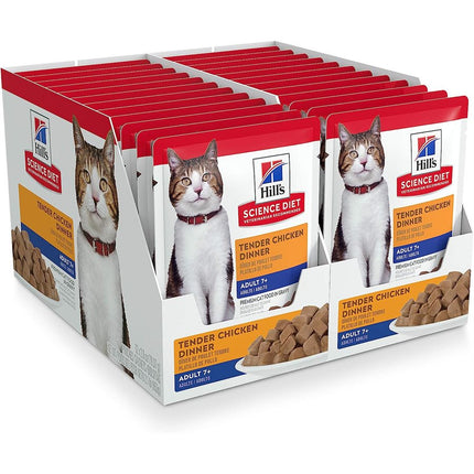 Hill's Science Diet Senior 7+ Cat Chicken Pouch 24 / 2.8oz