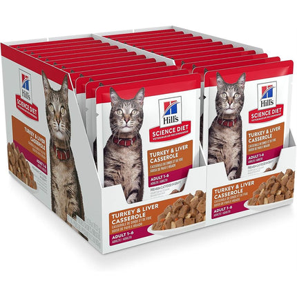 Hill's Science Diet Cat Turkey & Liver Pouch 24 / 2.8oz