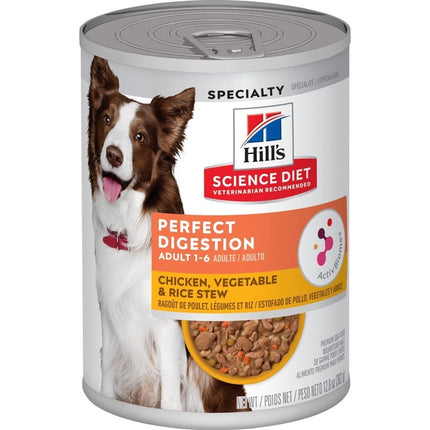 Hill's Science Diet Perfect Digestion Dog Chicken Vegetable & Rice Stew 12 / 12.8oz