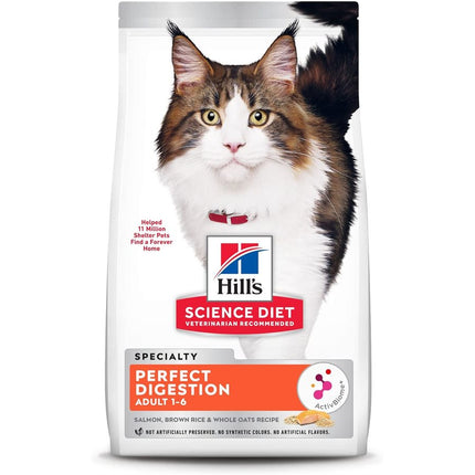 Hill's Science Diet Perfect Digestion Cat Salmon Brown Rice & Whole Oats 3.5LB