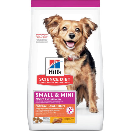 Hill's Science Diet Dog Perfect Digestion Small & Mini Chicken & Rice 3.5 LB