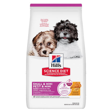 Hill's Science Diet Puppy Small & Mini Chicken & Brown Rice 4.5LB