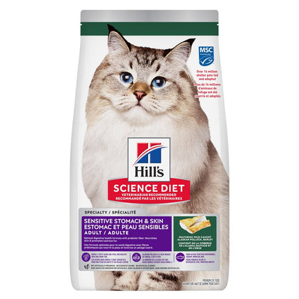 Hill's Science Diet Adult Sensitive Stomach & Skin Pollock Meal & Barley 6LB