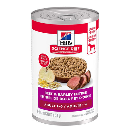 Hill's Science Diet Dog Beef & Barley Entrée 12 / 13oz