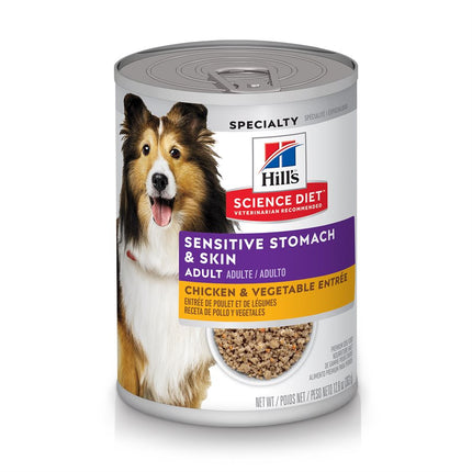 Hill's Science Diet Sensitive Stomach & Skin Dog Chicken Entrée 12 / 12.8oz