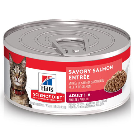 Hill's Science Diet Cat Salmon Entrée 24 / 5.5oz