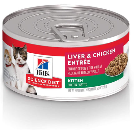 Hill's Science Diet Kitten Liver & Chicken Entrée 24 / 5.5oz