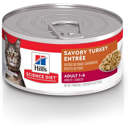 Hill's Science Diet Cat Turkey Entrée 24 / 5.5oz