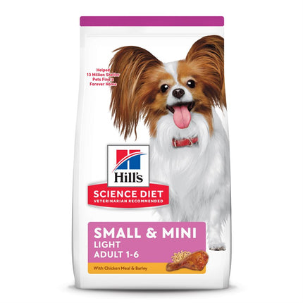 Hill's Science Diet Light Dog Small & Mini with Chicken Meal & Barley 4.5LB