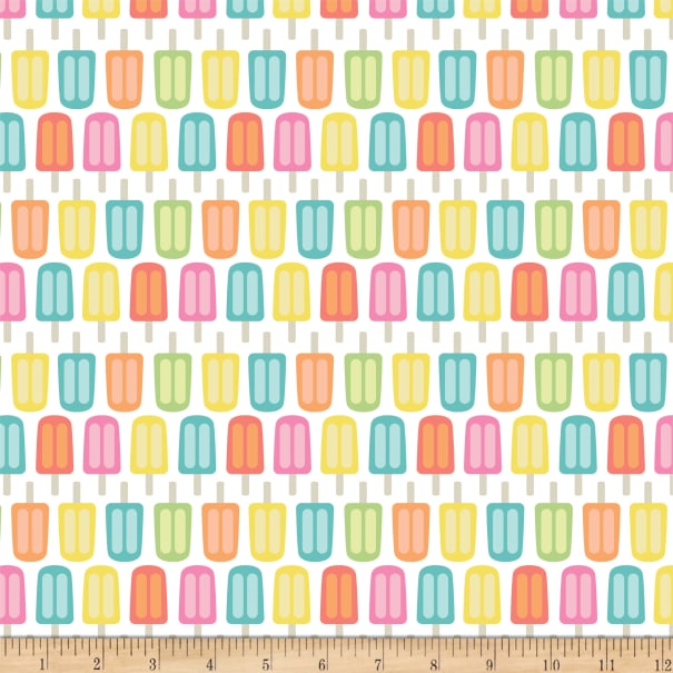 Be the Rainbow Collection - popsicles 1/2 yard