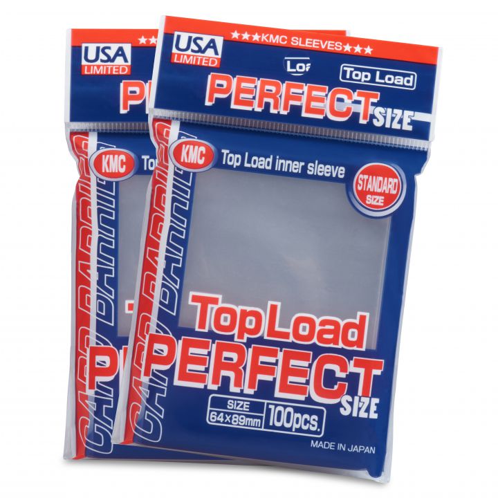 100ct KMC Perfect Fit Standard Size Deck Protectors