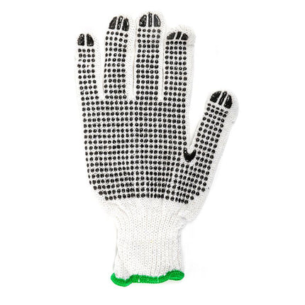 Cotton Nib Glove Large Green