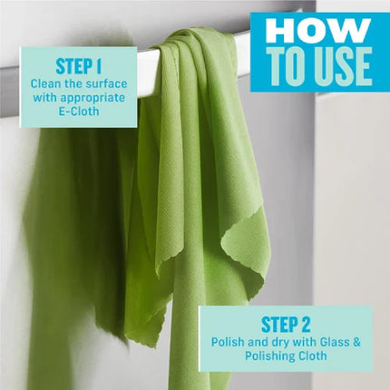 Glass & Polishing Cloth- Assorted Colours