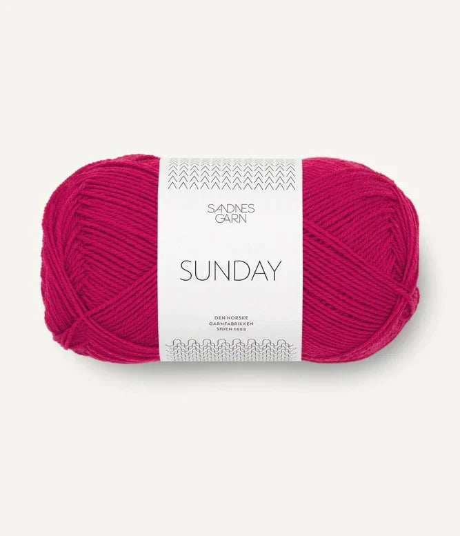 SandnesGarn Sunday - 4600 Jazzy Pink