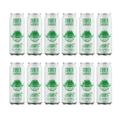 Sober Carpenter Non - Alcoholic Organic IPA Craft Beer - Just Simcoe