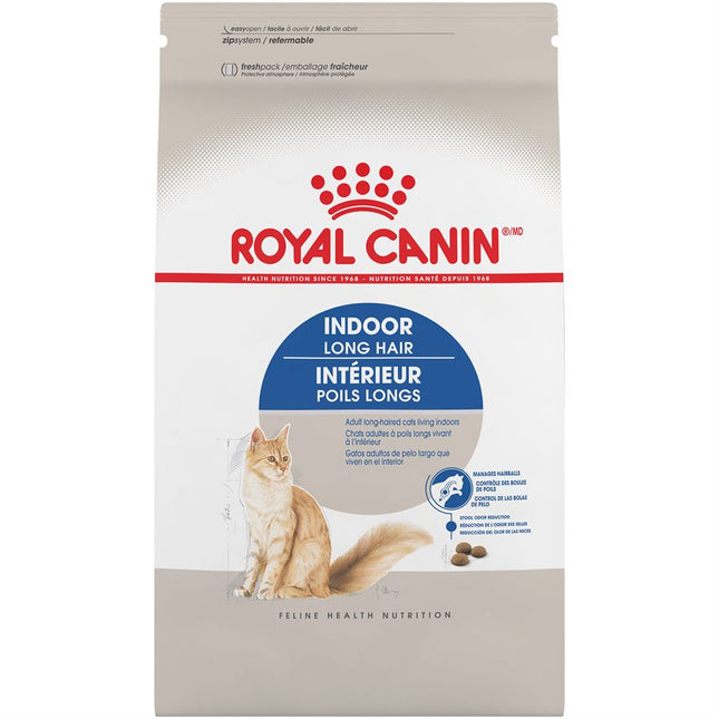 Royal Canin Feline Health Nutrition Indoor Long Hair Adult Cat 6LBS
