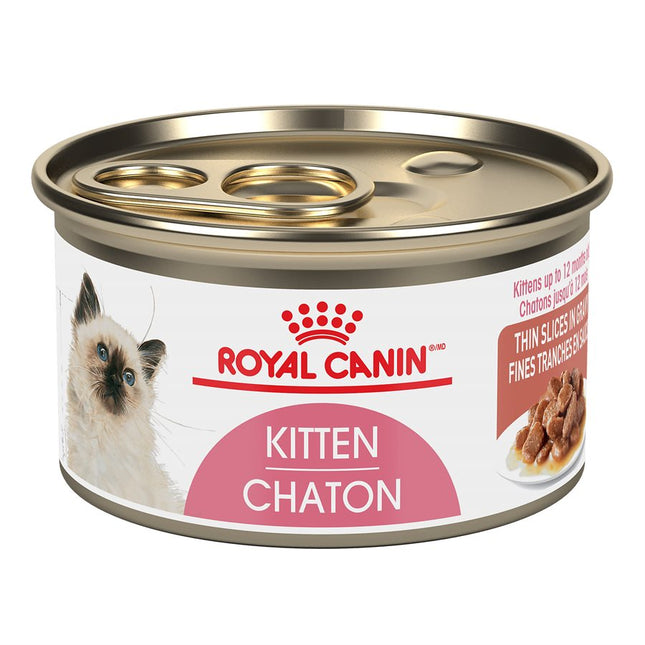 Royal Canin Feline Health Nutrition Kitten Thin Slices in Gravy 24 / 3oz