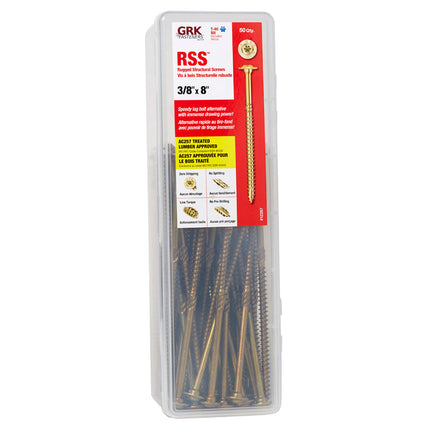 3/8" X 8" RSS GRK Screw (Qty: 50)