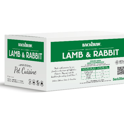 BACK2RAW LAMB/RABBIT BASIC 12LB